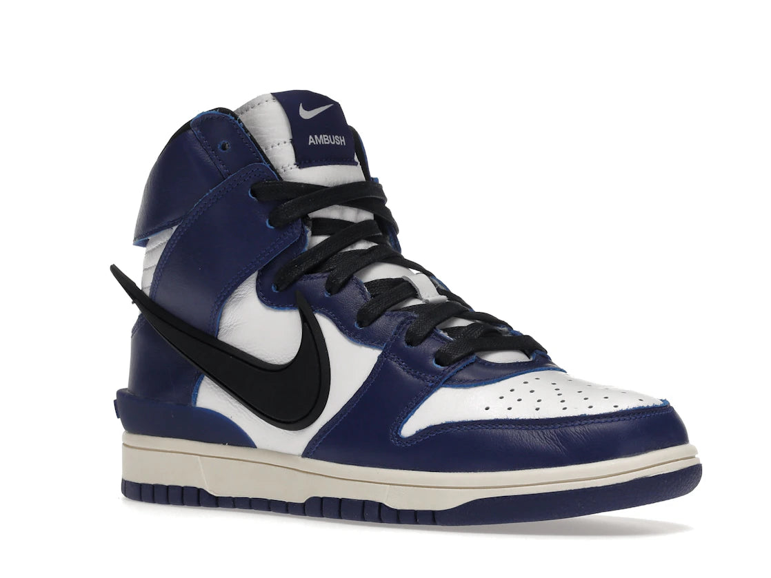 Nike Dunk High AMBUSH Deep Royal - vue secondaire A