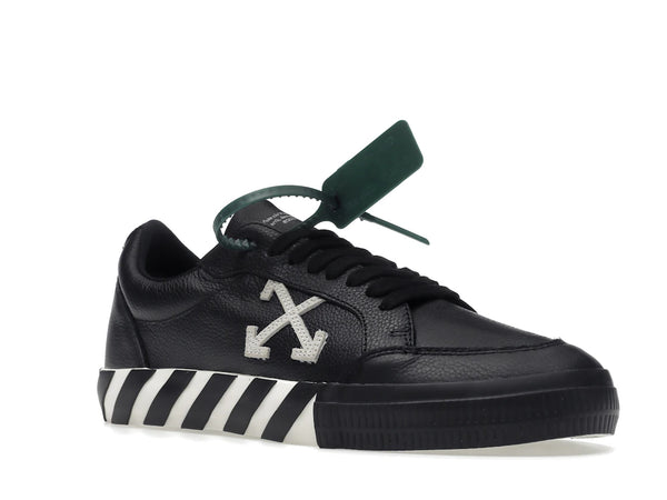 OFF-WHITE Vulc Low Leather Black White SS22