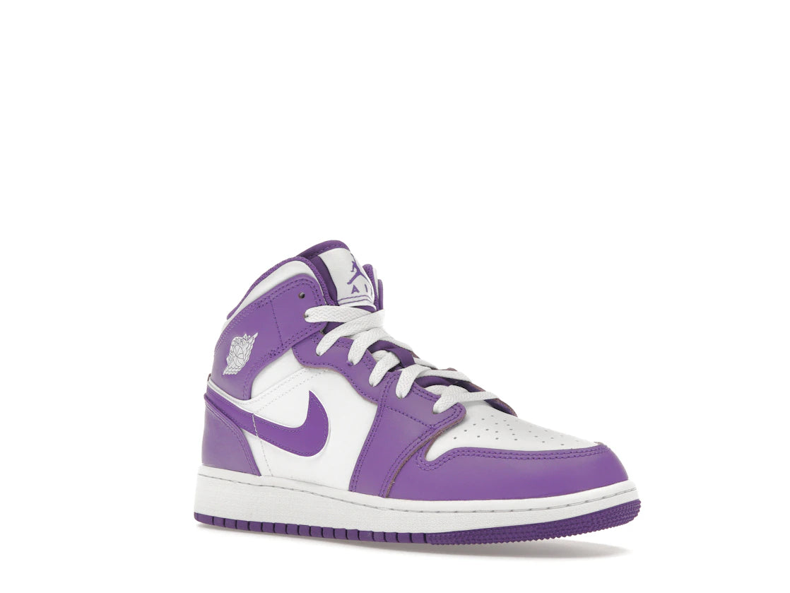 Jordan 1 Mid Purple Venom (GS)