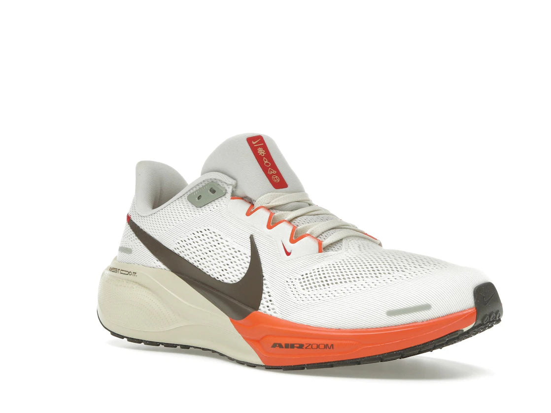 Nike Air Zoom Pegasus 41 Sail Light Khaki Safety Orange - vue secondaire A