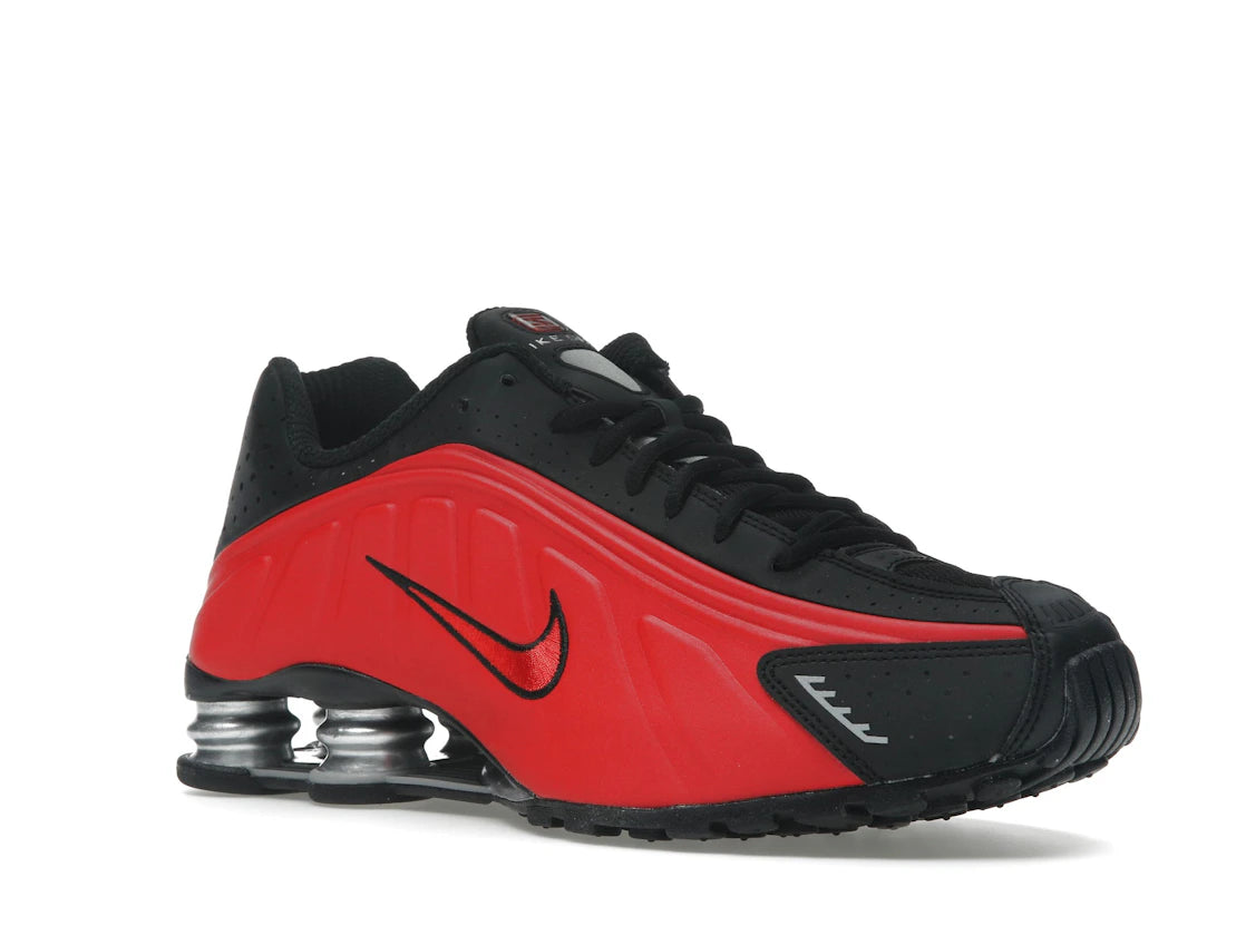 Nike Shox R4 University Red Black Metallic Silver - vue secondaire A