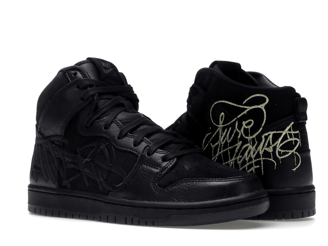 Nike SB Dunk High FAUST Black Gold