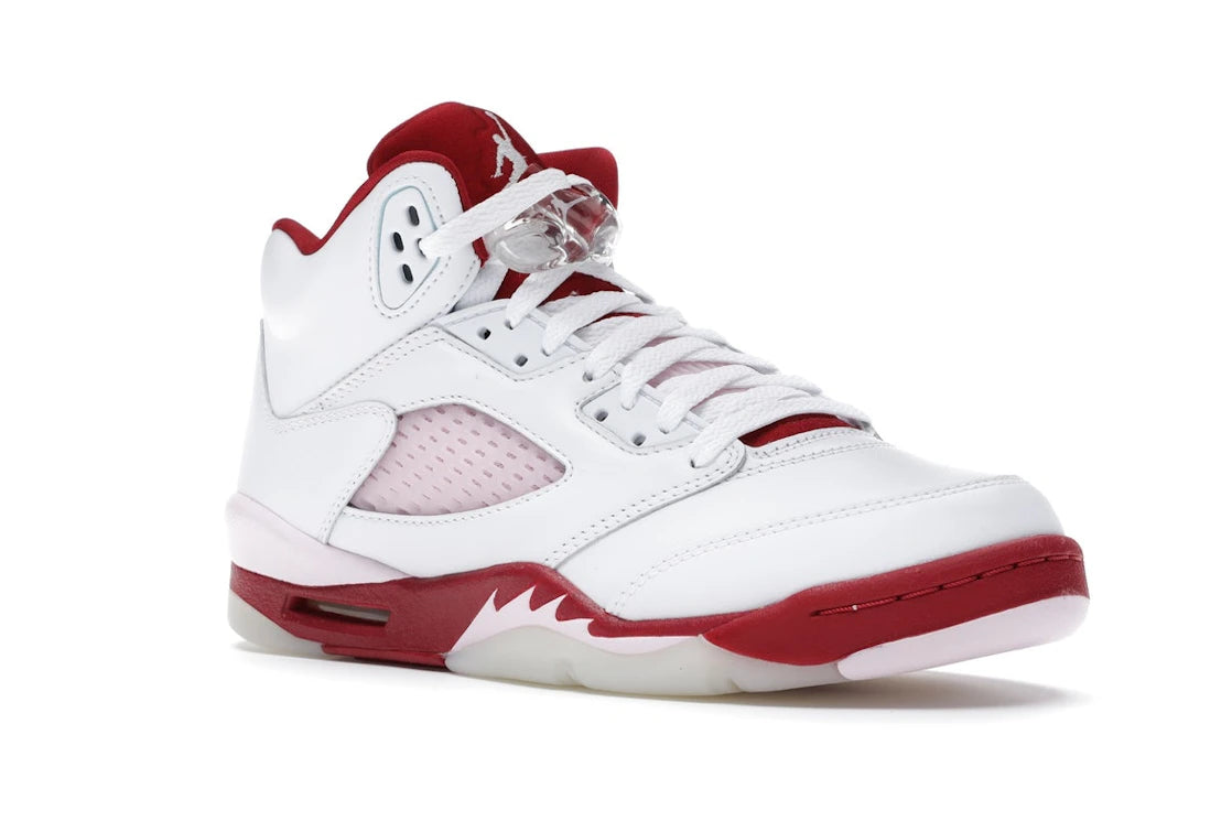 Jordan 5 Retro Weiß Rosa Rot (GS)