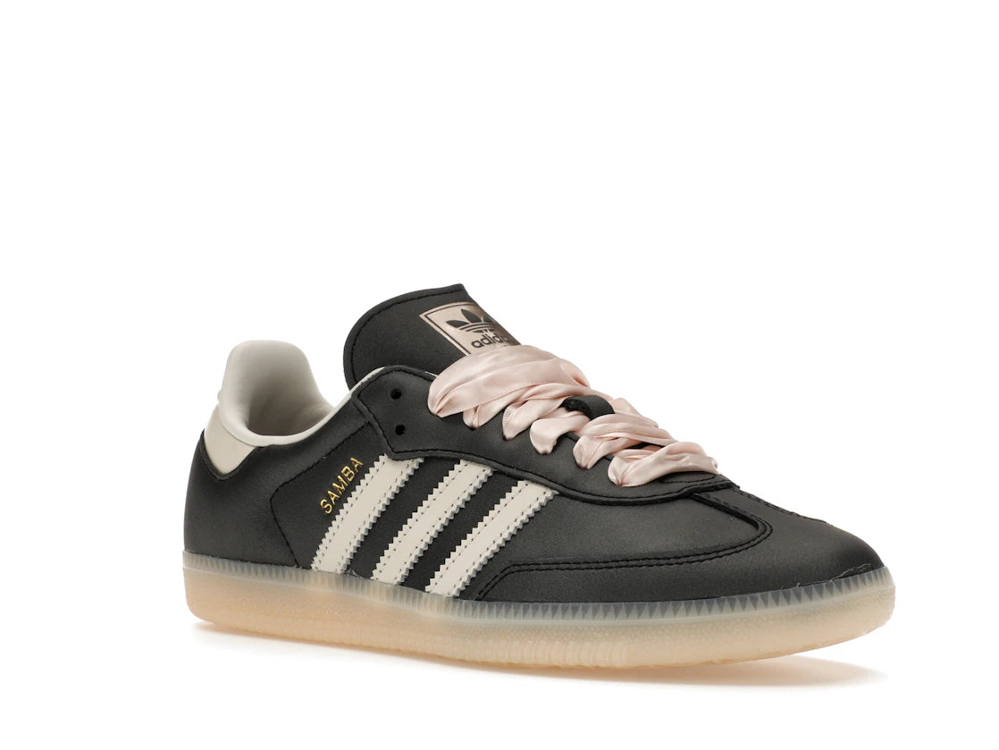 adidas Samba OG Black Pink Ribbon Laces (Women's)