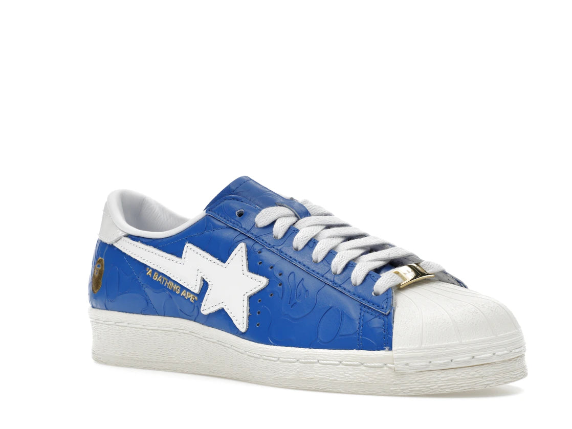 adidas Superstar Vintage Bape Blue White - vue secondaire A