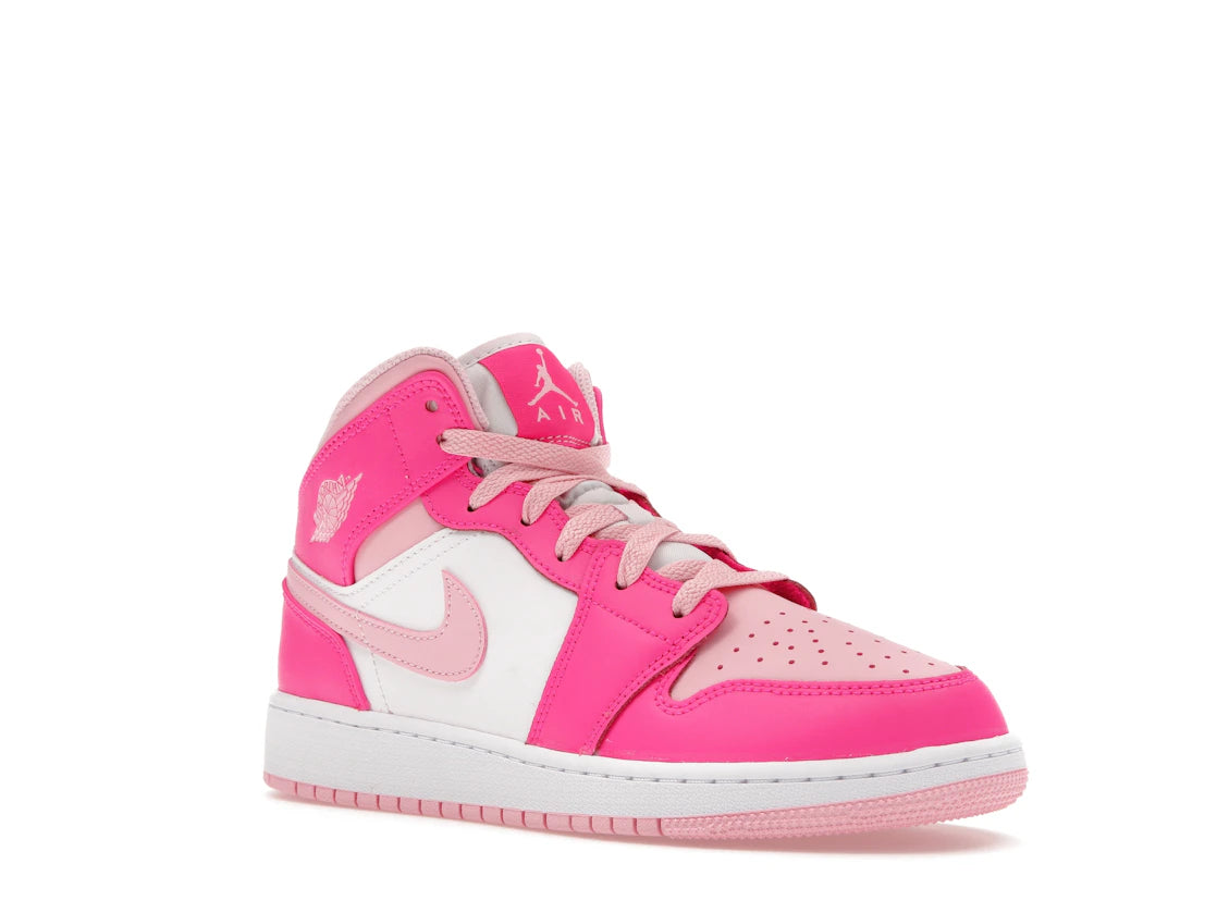 Jordan 1 Mid Fierce Pink (GS)
