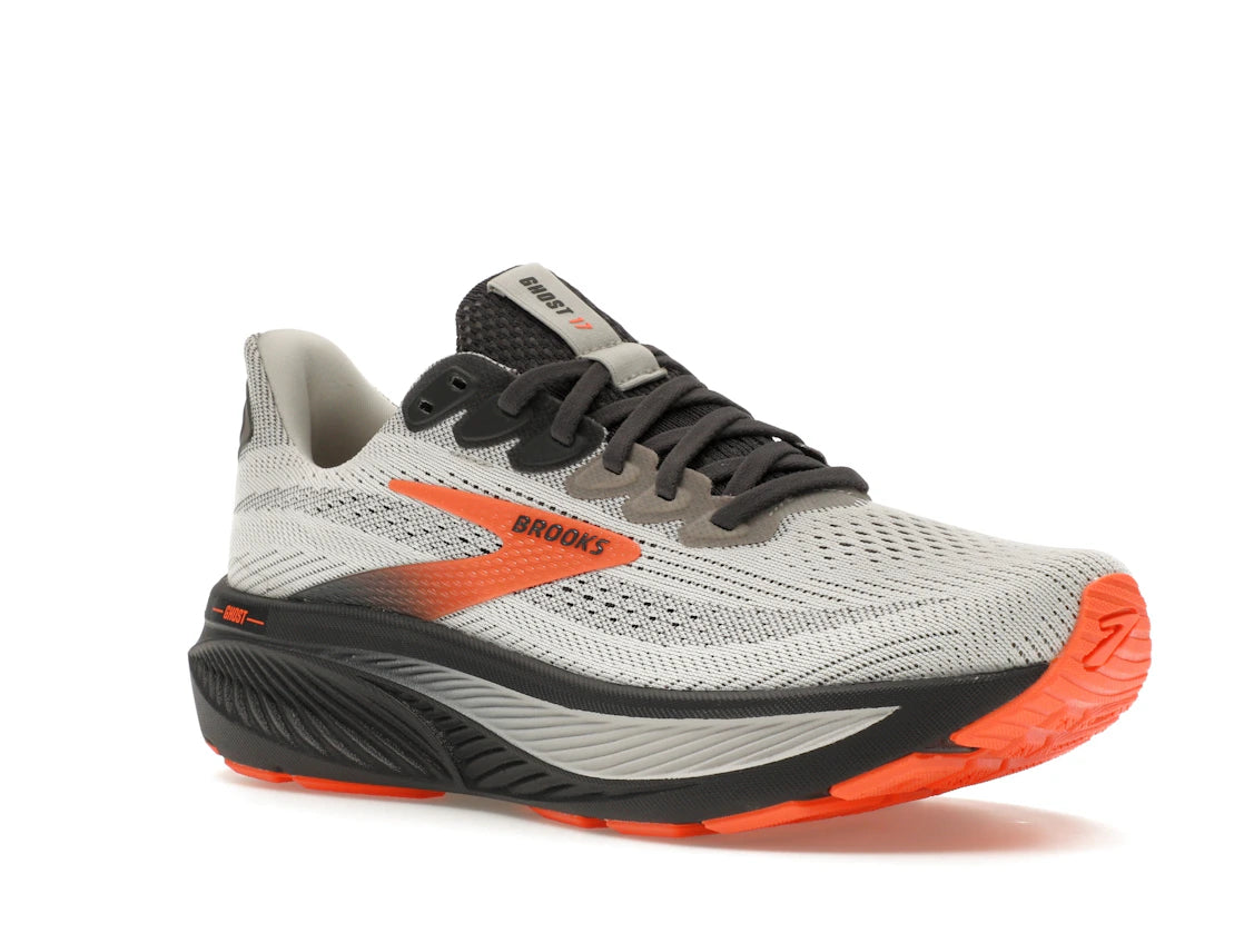 Brooks Ghost 17 Oyster Mushroom Orange Ebony