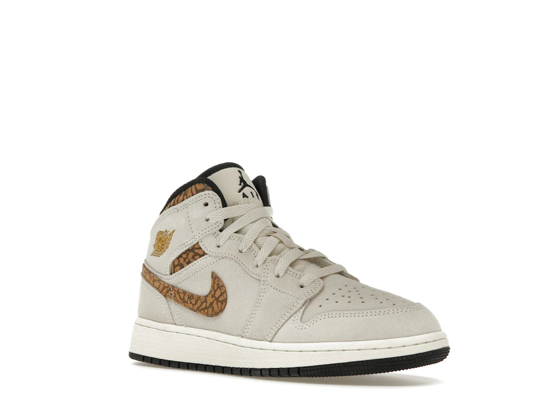 Jordan 1 Mid SE Brown Elephant (GS)