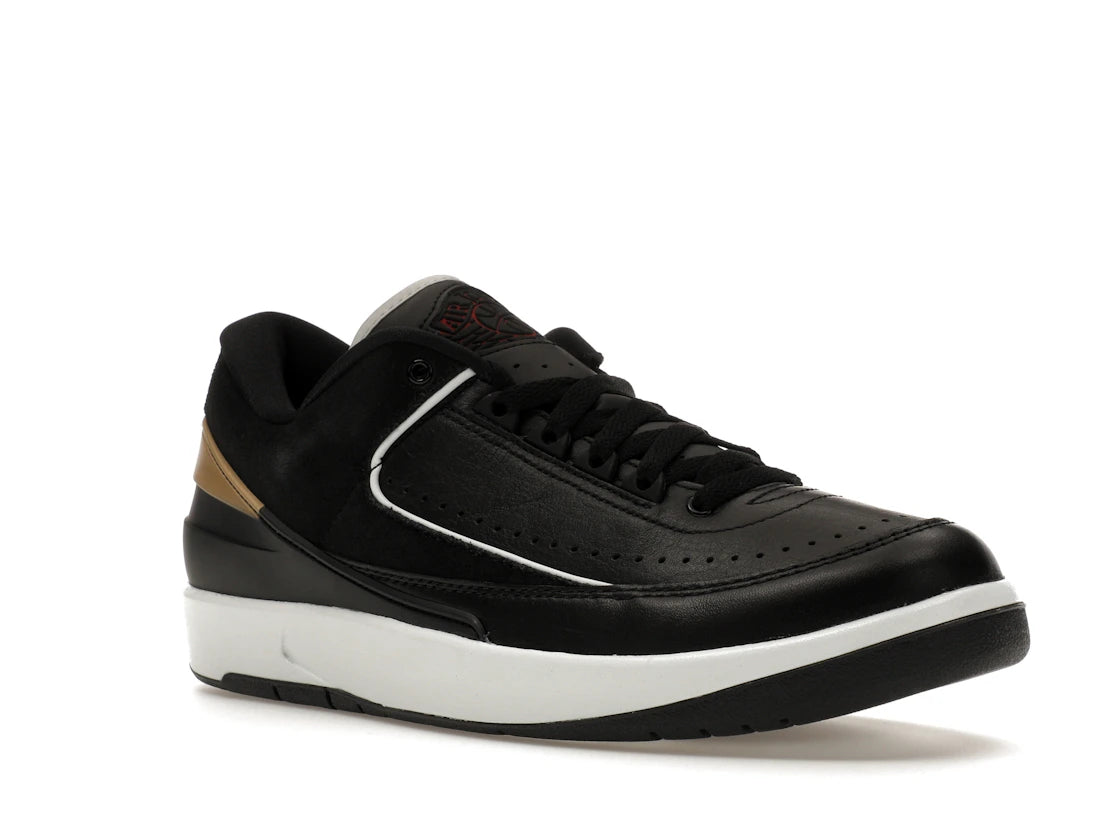 Jordan 2 Retro Low Schwarz Metallic Gold (Damen)