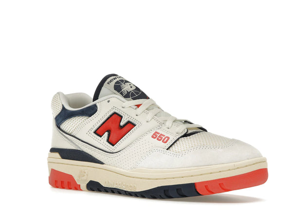 New Balance 550 Sea Salt Pack Blast Red
