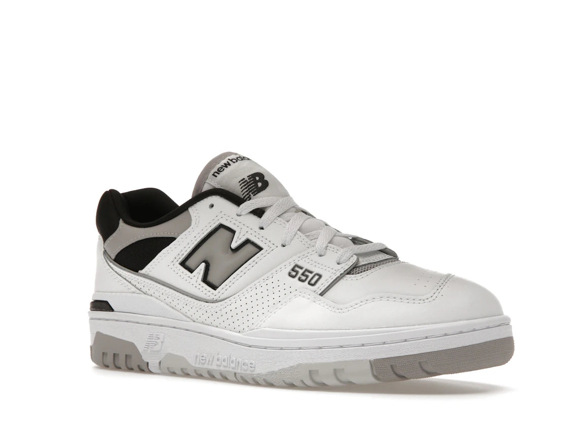 New Balance 550 White Concrete Black