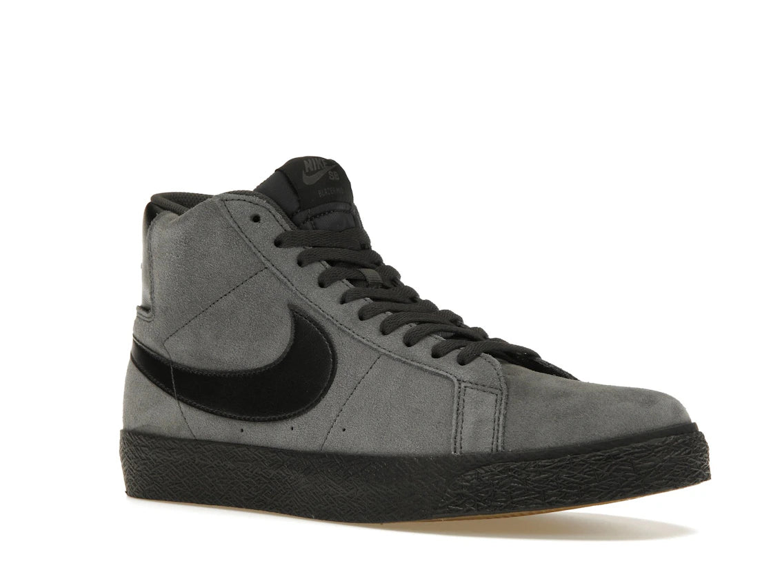 Nike SB Zoom Blazer Mid Anthrazit Schwarz - vue secondaire A