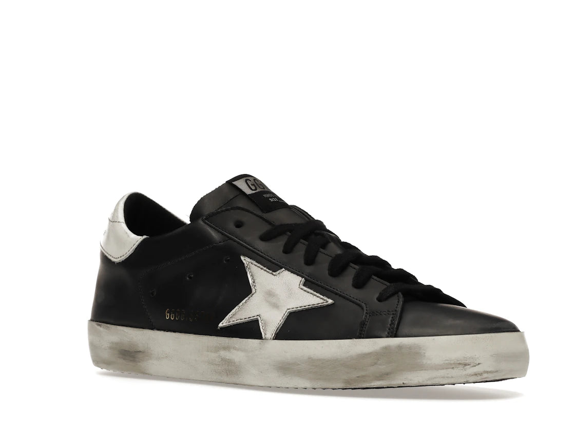 Golden Goose Super-Star Black White Leather