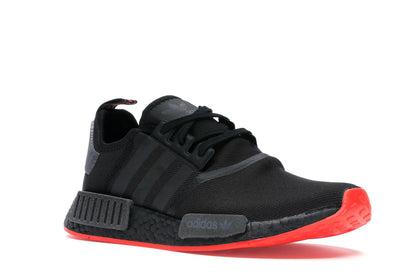 adidas NMD R1 Core Black Solar Red - sneakers view 2