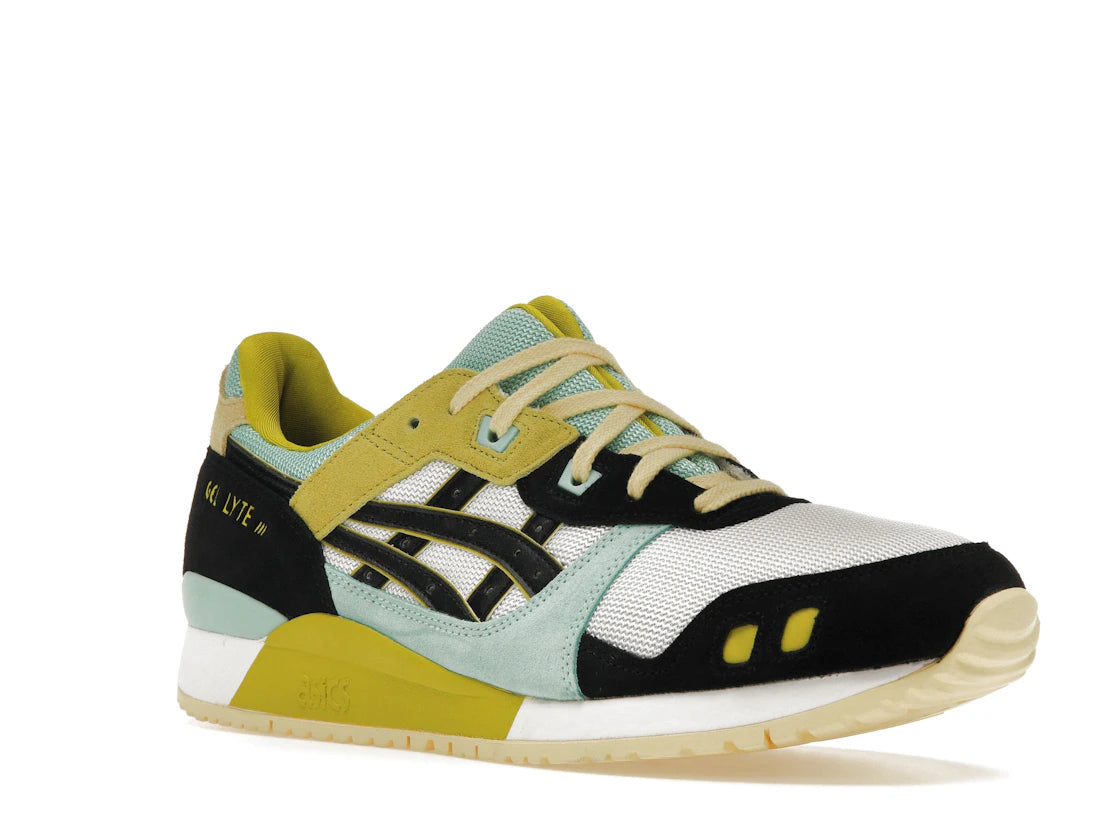 ASICS Gel-Lyte III OG White Black Moss Green Blue - vue secondaire A