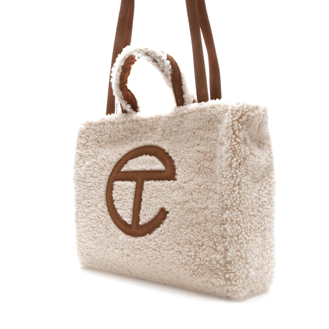 Telfar x UGG Reverse Shopping Bag Medium Natural