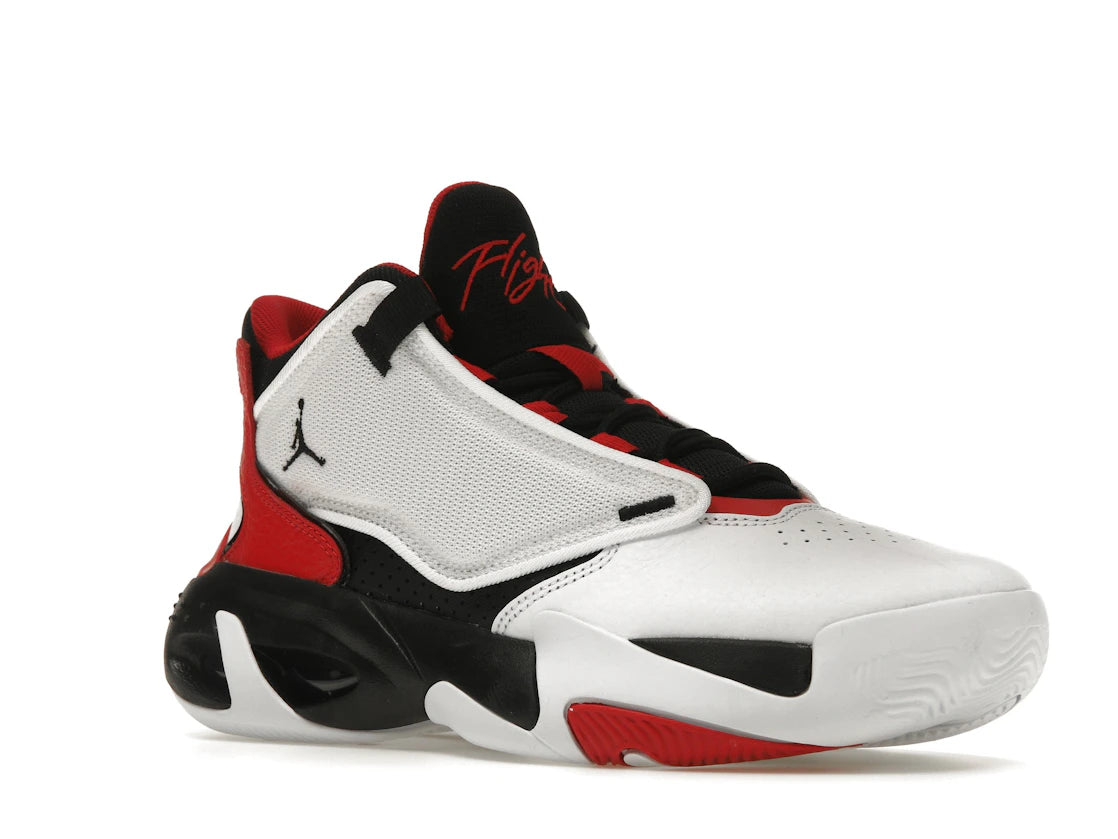 Jordan Max Aura 4 White Black University Red