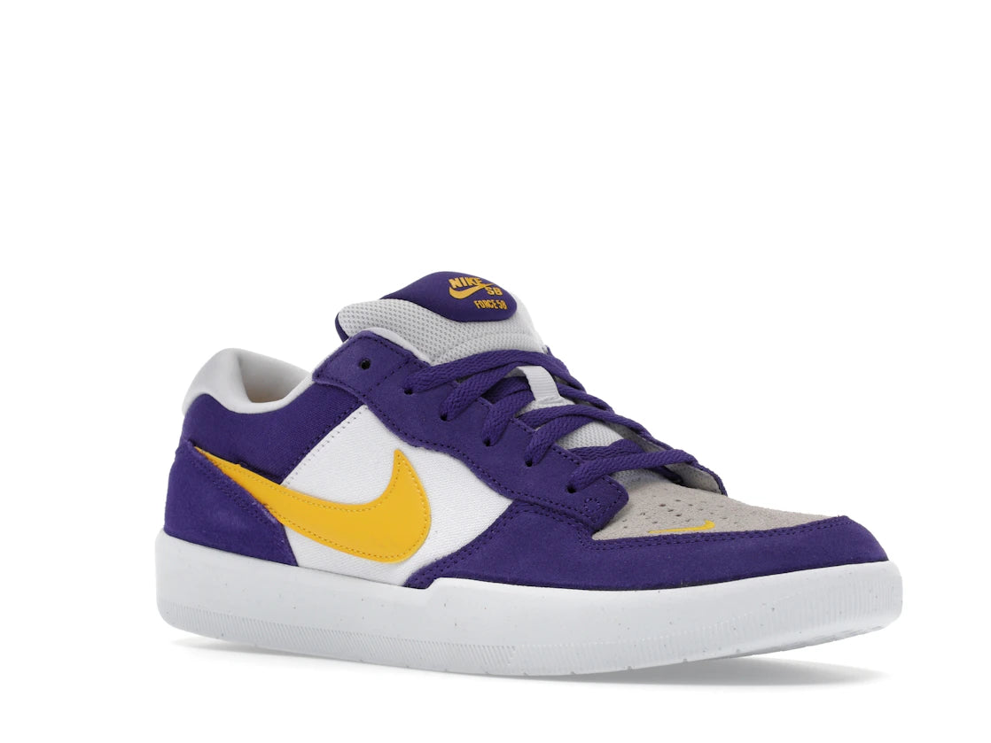 Nike SB Force 58 Court Purple Amarillo - vue secondaire A
