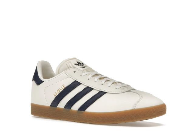 adidas Gazelle Cloud White Dark Blue