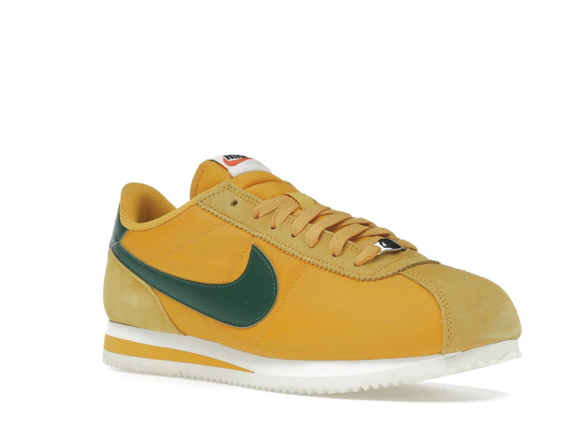 Nike Cortez Textile Yellow Ochre Gorge Green (Women's)