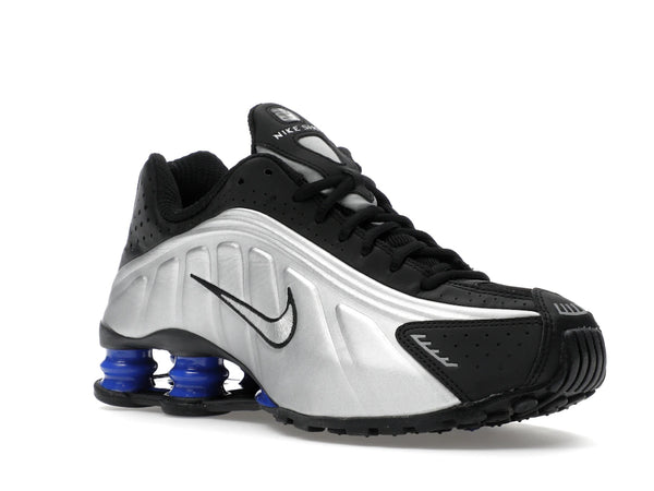 Nike Shox R4 Metallic Silver Black Racer Blue (Women's)