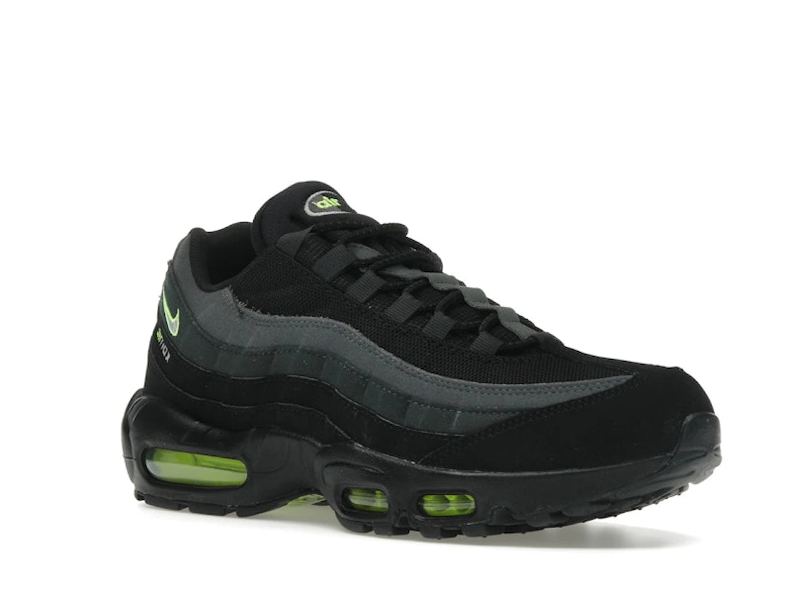 Nike Air Max 95 Retro Logo Black Grey Volt