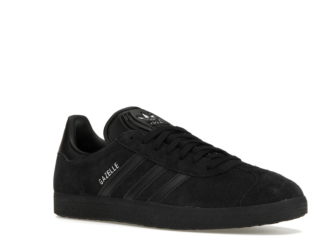 adidas Gazelle All Black Silver Metallic