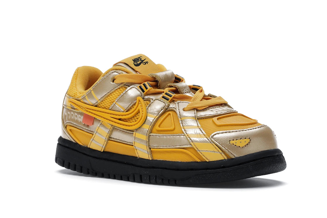 Nike Air Rubber Dunk Off-White University Gold (TD)