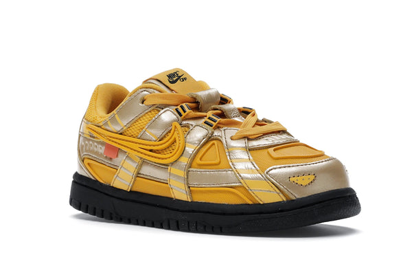 Nike Air Rubber Dunk Off-White University Gold (TD)