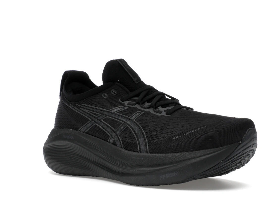 ASICS Gel-Nimbus 27 Schwarz Graphitgrau - vue secondaire A