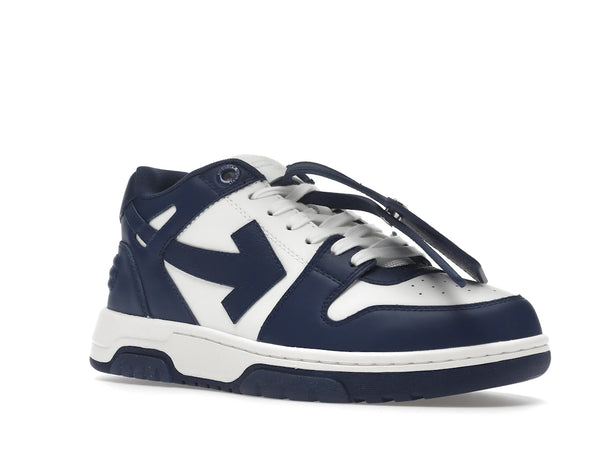 OFF-WHITE Out Of Office "OOO" Low Tops Dark Blue White