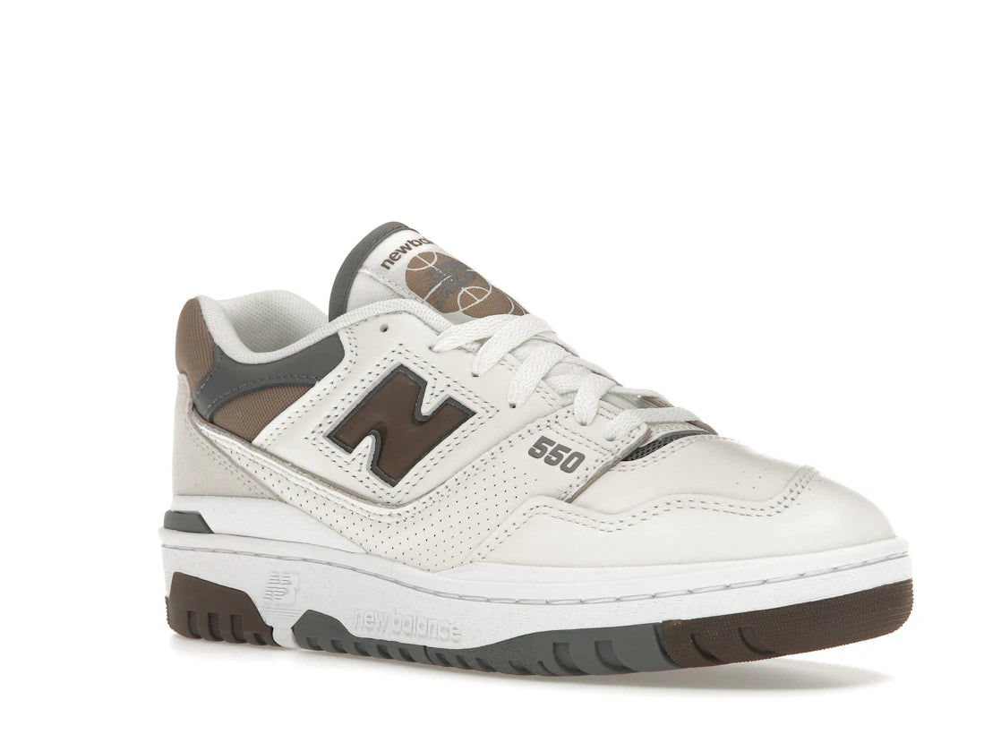 New Balance 550 Sea Salt Dark Mushroom