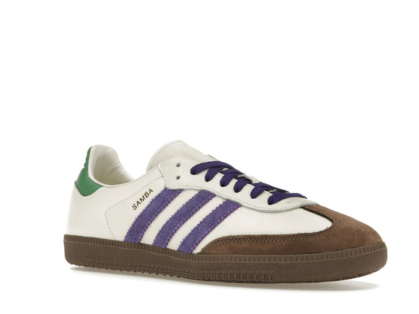 adidas Samba OG Off White Core Purple Green Brown (Women's)