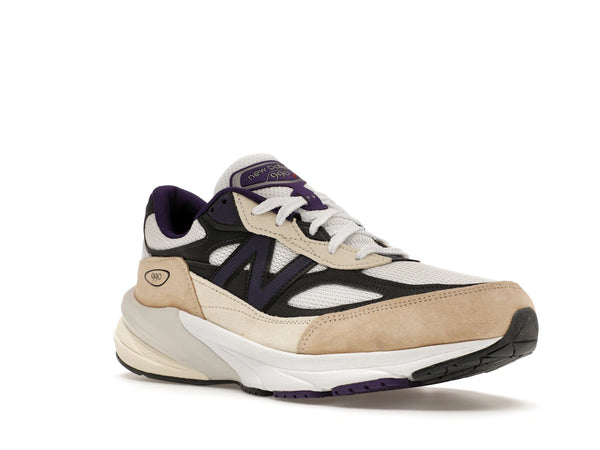 New Balance 990v6 MiUSA Teddy Santis Weiß Schwarz Pflaume
