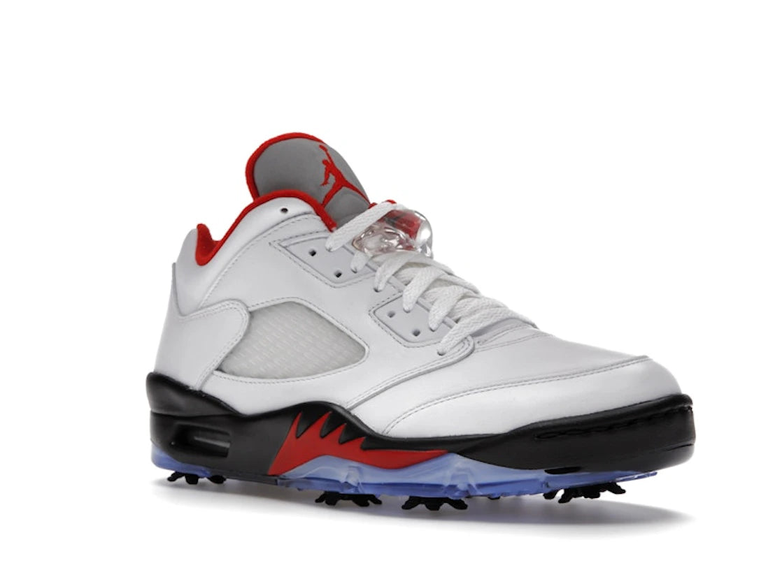 Jordan 5 Retro Low Golf Fire Red (Silver Tongue)
