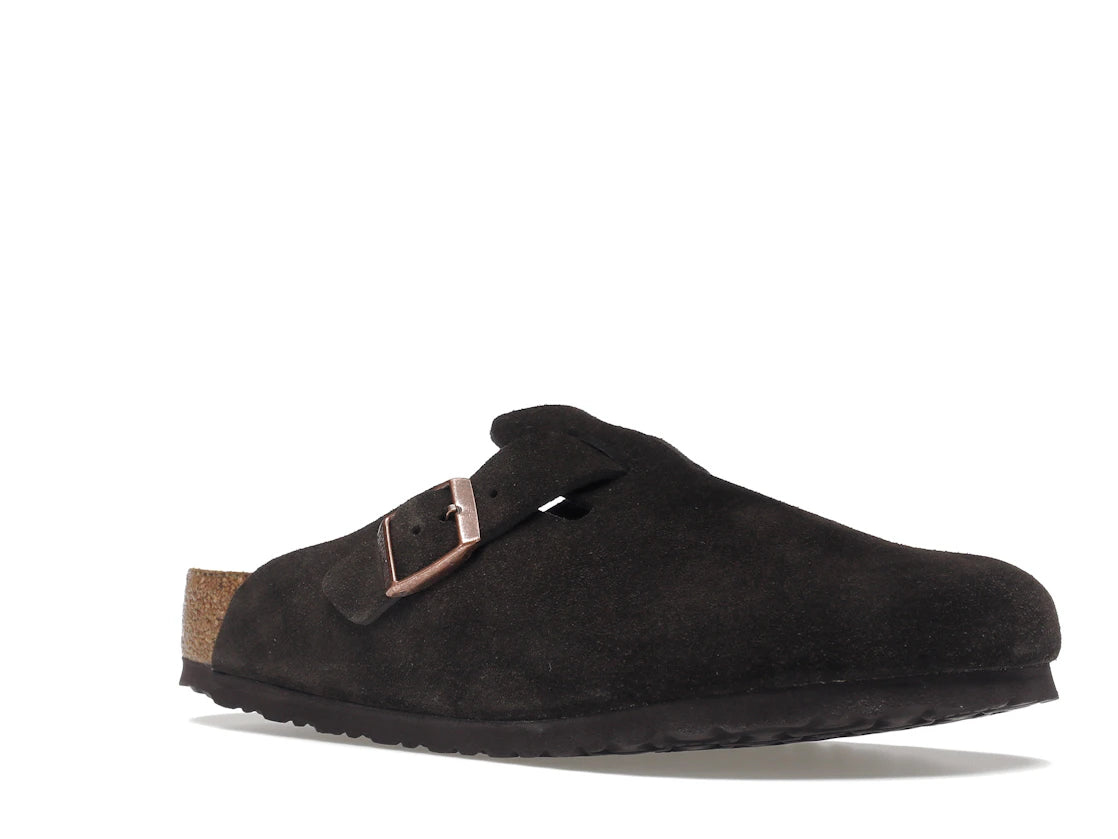 Birkenstock Boston Soft Footbed Suede  Mocha - vue secondaire A