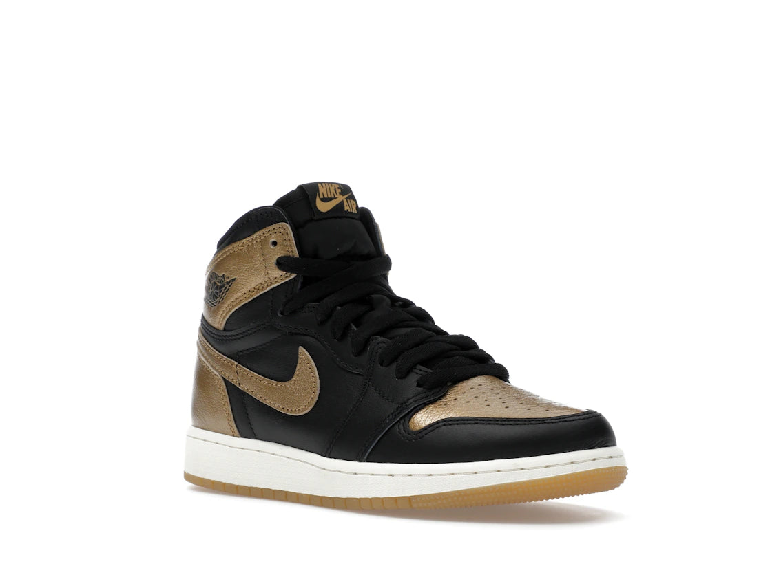 Jordan 1 Retro High OG Black Metallic Gold (GS)