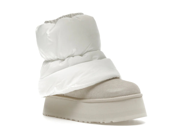 UGG Classic Mini Dipper Puffer Boot White Ceramic (Women's)