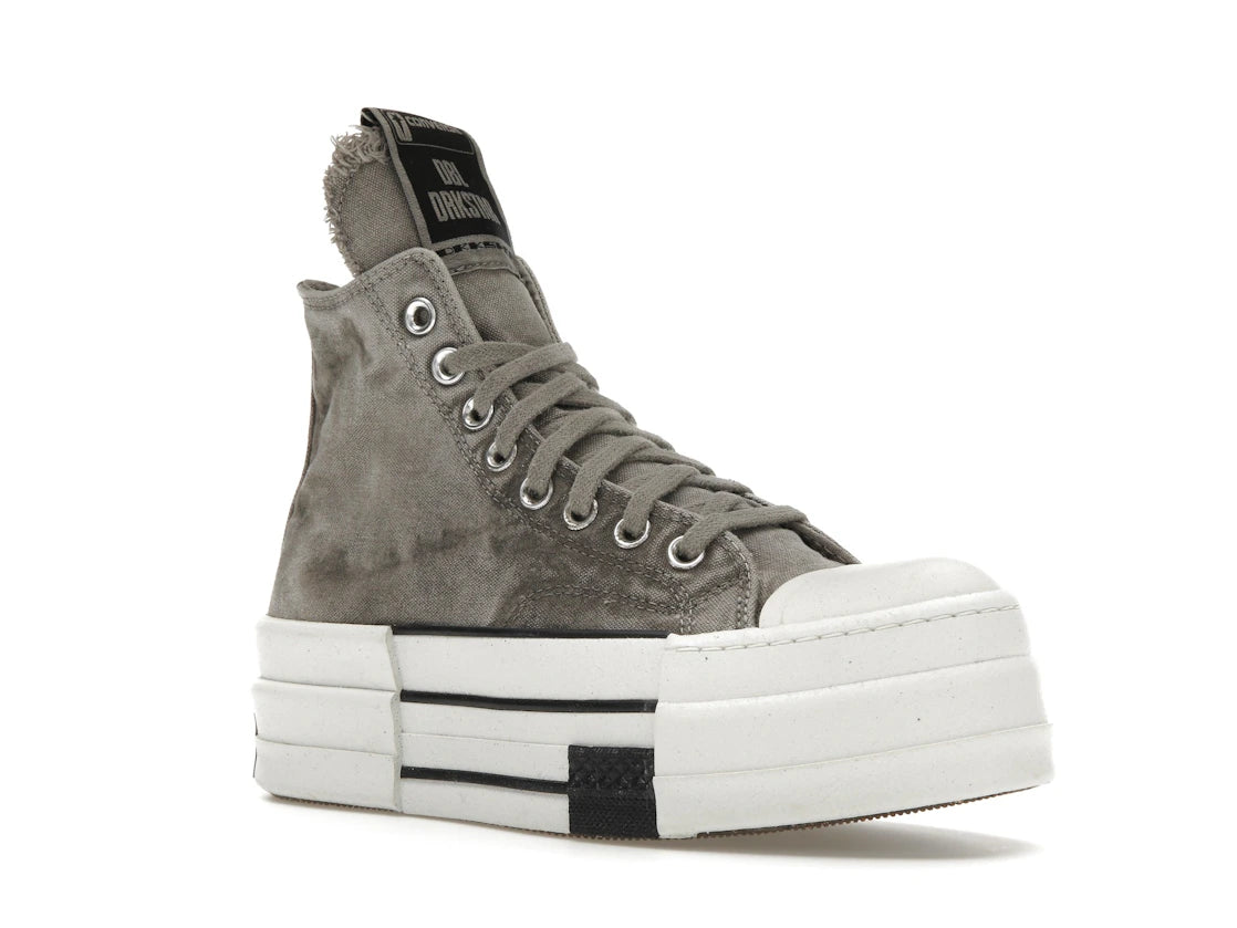 Converse DBL DRKSTAR Chuck Taylor All Star 70 Hi Rick Owens DRKSHDW Overdye Concrete