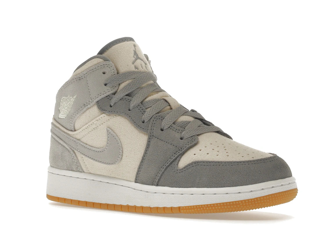 Jordan 1 Mid SE Coconut Milk Particle Grey (GS)