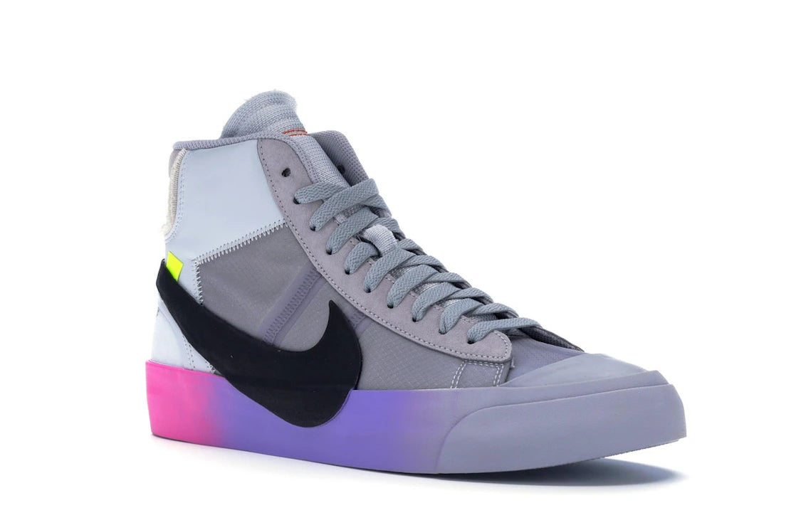 Nike Blazer Mid Off-White Wolf Grey Serena Queen