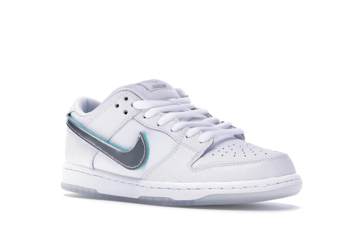 Nike SB Dunk Low Diamond Supply Co. White Diamond - vue secondaire A