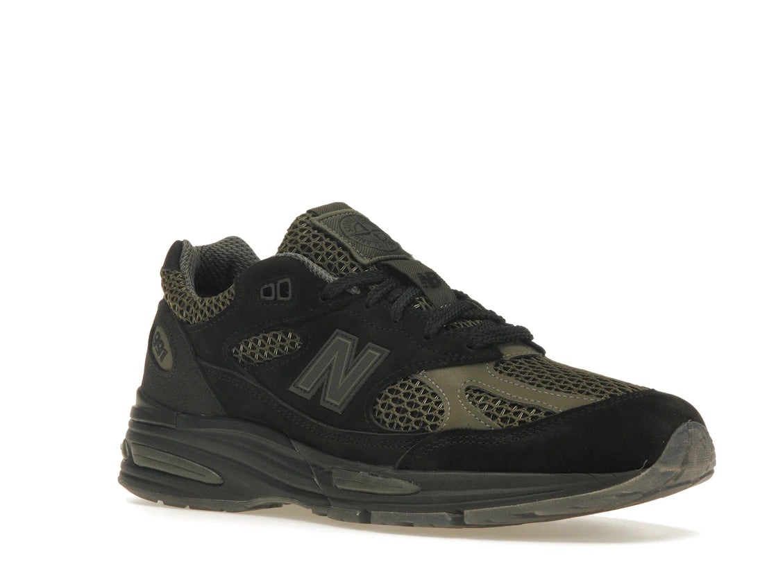 New Balance 991v2 MiUK Stone Island Black