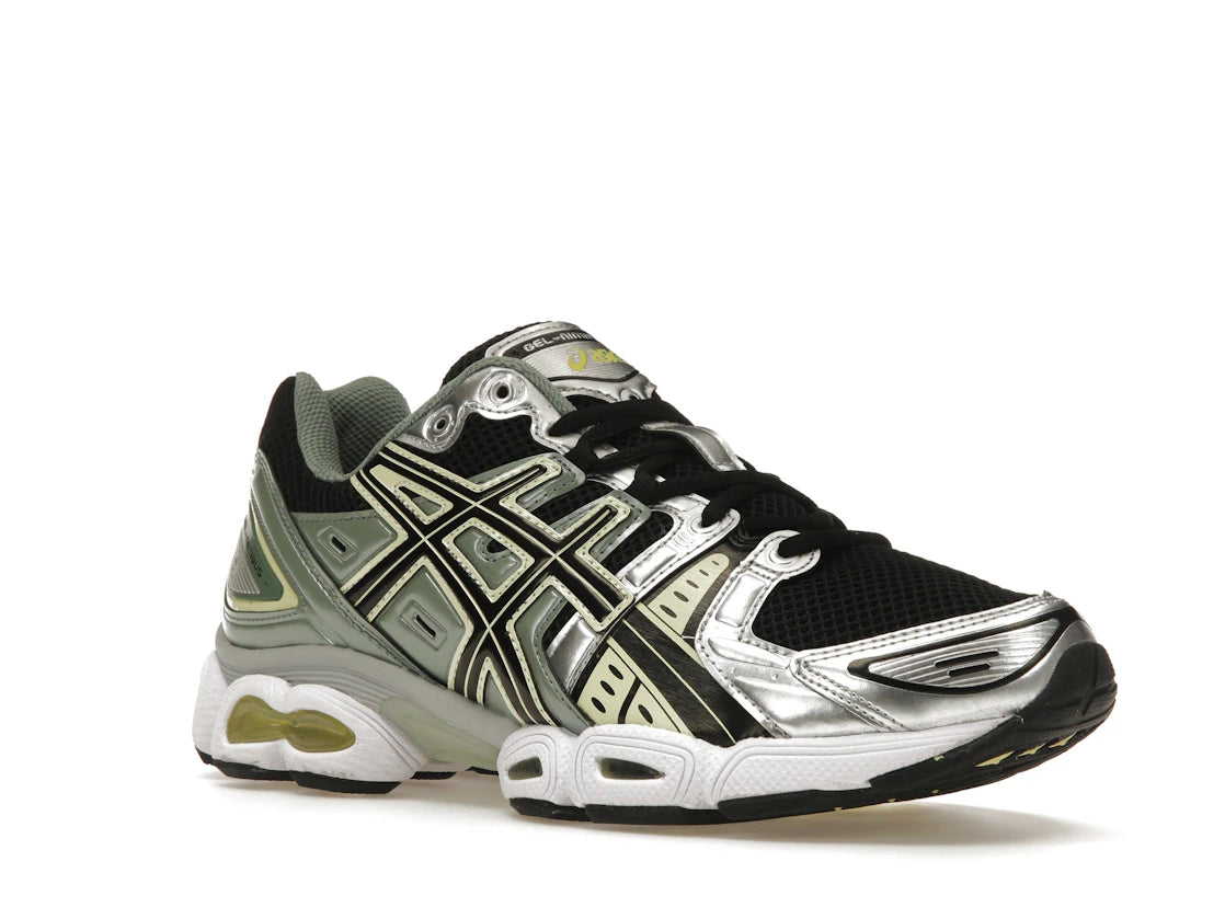 ASICS Gel-Nimbus 9 Black Green Yellow Silver