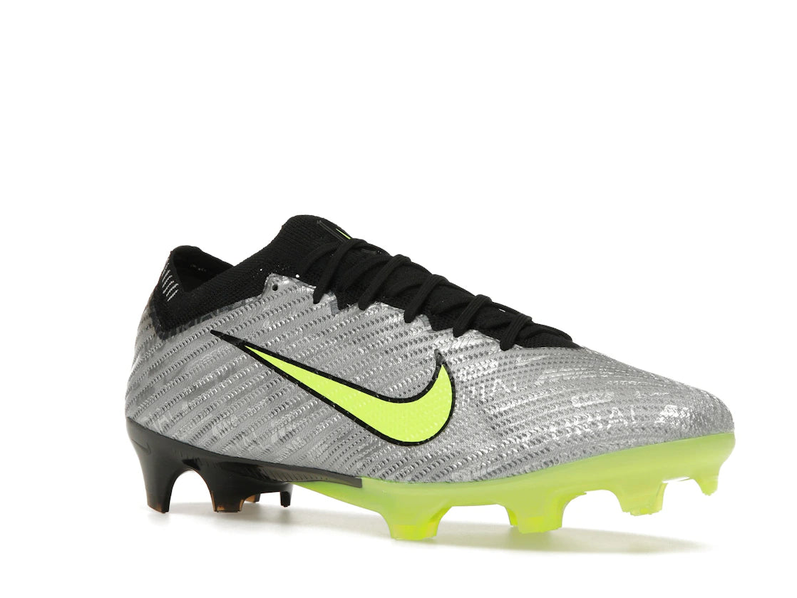 Nike Zoom Vapor 15 Elite XXV FG 25th Anniversary Pack Metallic Silver Volt - vue secondaire A