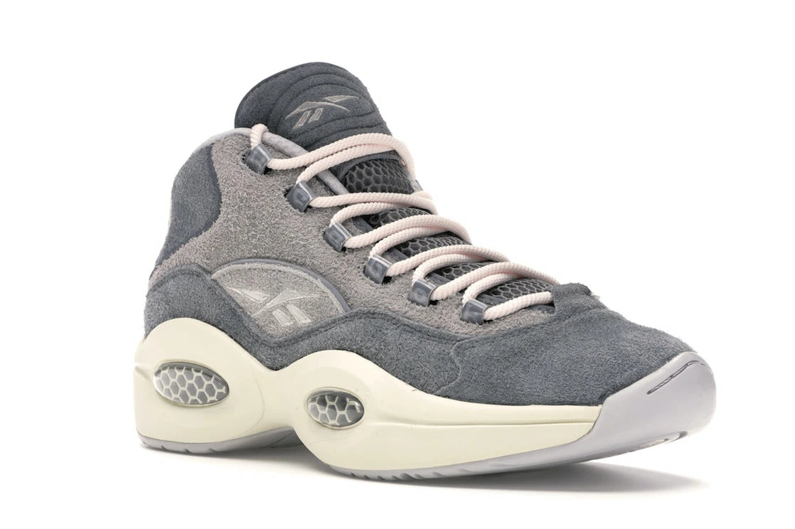 Reebok Question Mid Grey Suede