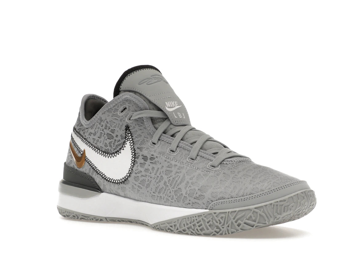 Nike Zoom LeBron NXXT Gen Wolf Grey Metallic Gold