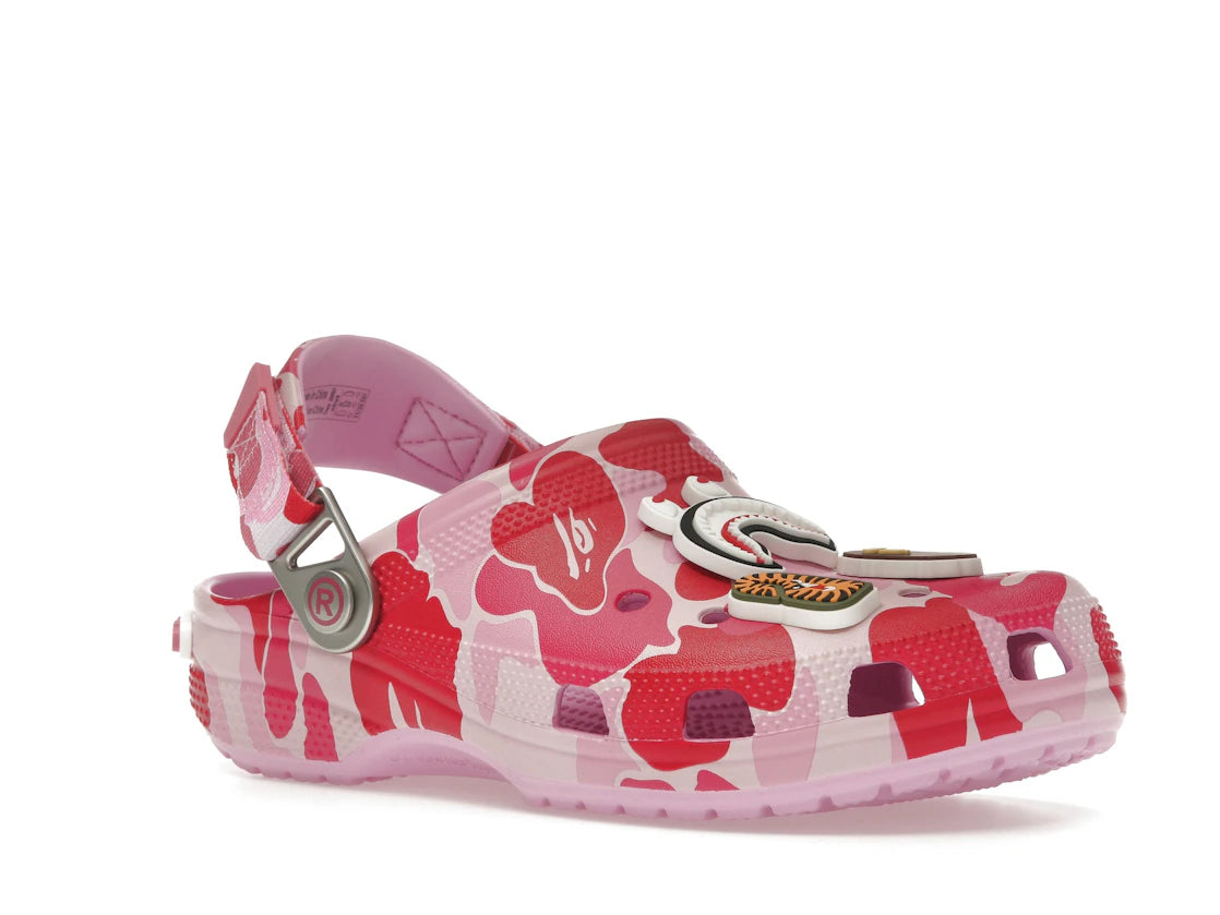 Crocs Classic Clog A Bathing Ape ABC Camo Pink