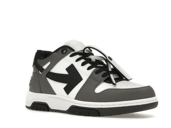 OFF-WHITE Out Of Office OOO Low Tops Dark Gray Black