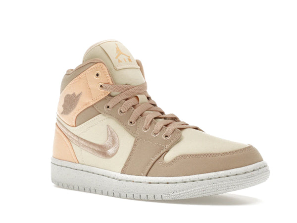 Jordan 1 Mid SE Canvas Khaki (Women's)